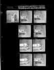 Two groups of women - one pair of woman holding trophy plate (9 Negatives) (May 28, 1964) [Sleeve 124, Folder a, Box 33]